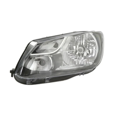 Afbeelding van ALKAR 2755154 Koplampen Links H4, PY21W met daglicht elektromotor Behuizing zwart binnengedeelte VOLKSWAGEN: Caddy 3, Touran I