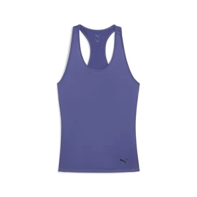 Afbeelding van PUMA W TAD ESSENTIAL Racerback Tank Dames sporttop Blue Crystal