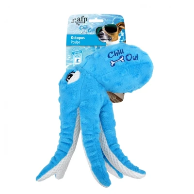 Afbeelding van All For Paws Octopus Hondenspeelgoed 20 cm Blauw