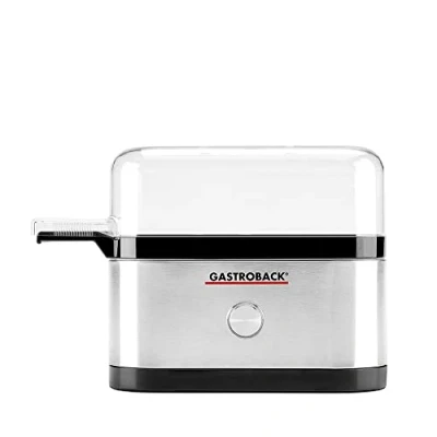 Afbeelding van Gastroback Design Mini eierkoker 3 eieren 350 W Zwart, Roestvrijstaal