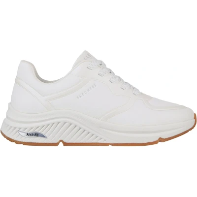 Afbeelding van Skechers Arch Fit S miles Damessneakers, White Duraleather Hot Melt Trim