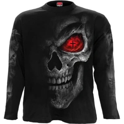 Afbeelding van Spiral Death Stare Longsleeve shirt XXL Zwart