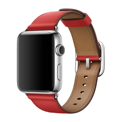 Afbeelding van Apple origineel Classic Buckle Watch 42mm / 44mm 45mm 49mm Red 4th Gen MPWX2ZM/A