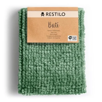 Afbeelding van RESTILO Badmat antislip 70 x 120 cm bati groen