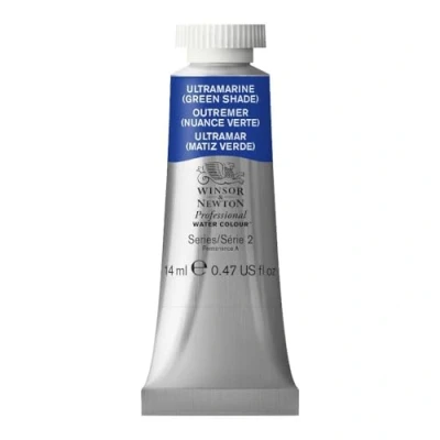 Afbeelding van Winsor &amp; Newton Professionele aquarelverf Aquarelverf, hoge helderheid, lichtecht, archiefkwaliteit, tube van 14 ml, ultramarijnkleur (groene tint)