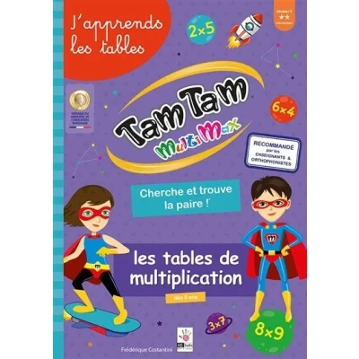 Image de Tam Multimax Les tables de multiplication niv 2 Cherche et Trouve la Paire !