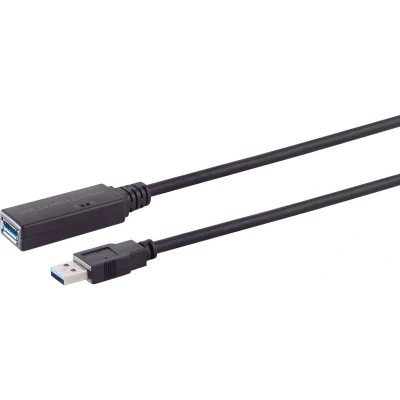 Afbeelding van Actieve USB naar verlengkabel voeding via Micro USB3.0 tot 0,9A 30 meter
