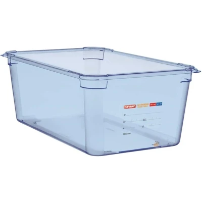 Afbeelding van Araven ABS blauwe GN 1/1 voedseldoos 20cm diep