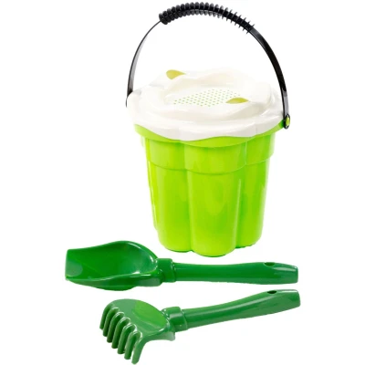 Afbeelding van Cavallino Toys Klassieke Emmerset Groen, 4dlg.