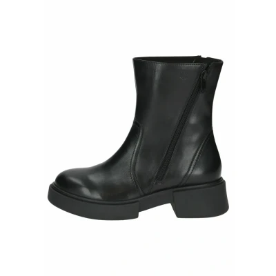 Afbeelding van Caprice Dameslaarzen, plat, 9 25303 43, halfhoge laarzen voor dames, Nappa zwart