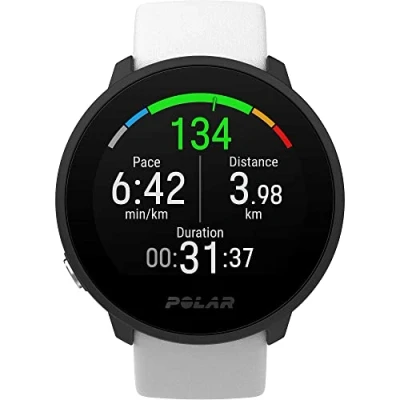 Afbeelding van Polar Unite Sporthorloge met hartslagmeter 43 mm Uni Wit