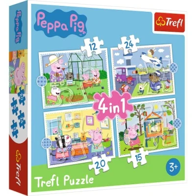 Afbeelding van Peppa Pig 4 in 1 Puzzel 5900511343595