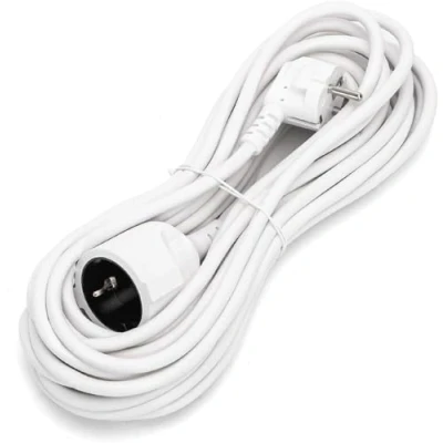 Image de Vivanco SKV 10 W Rallonge de câble d&#039;alimentation alimentation (F) pour (M) m blanc