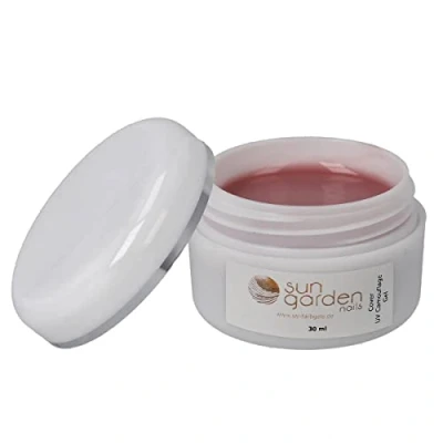 Afbeelding van uv cover gel 30ml camouflage roze / led nude bouwgel voor nageldesign en nagelkunst builder