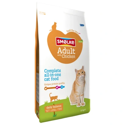 Afbeelding van Smolke Cat Adult Kip / Rijst 10 KG (382538)