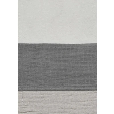 Afbeelding van Jollein laken wrinkled grijs