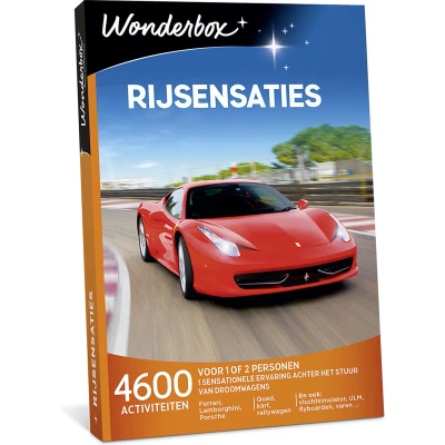 Afbeelding van Wonderbox cadeaubon Rijsensaties