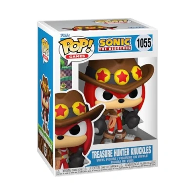 Afbeelding van Sonic The Hedgehog Treasure Hunter Knuckles vinylfiguur 1055 Funko Pop! meerkleurig