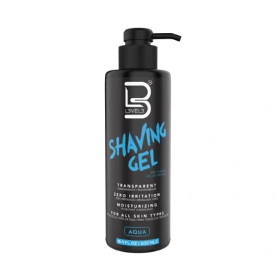 Afbeelding van LEVEL3 Transparante Shaving Gel AQUA 500ml