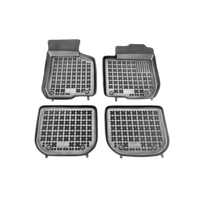 Afbeelding van REZAW PLAST 200305 Vloermatset Rubber voor en achter 4 Zwart Op maat gemaakt AUDI: A3 Hatchback