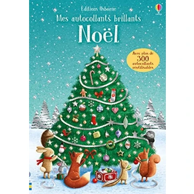 Afbeelding van Noel mes autocollants brillants