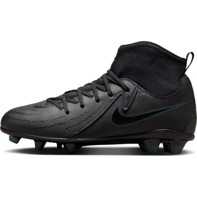Afbeelding van Nike Performance JR Phantom LUNA II CLUB FG/MG Unisex Voetbalschoenen met kunststof noppen voor kinderen, Maat: 33, Black/deep jungle
