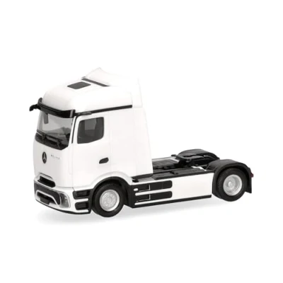 Afbeelding van Herpa 318204 002 H0 Vrachtwagen Mercedes Benz EActros 600 ProCabin Streamspace trekker 2 assige, wit