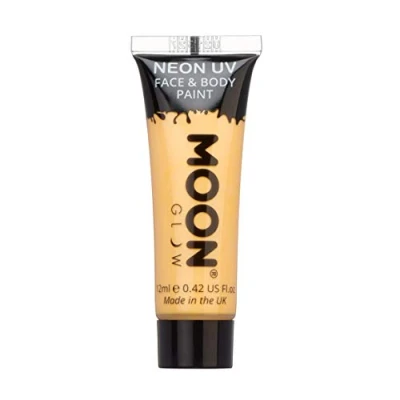Afbeelding van Moon Glow Neon UV pastel oranje gezicht &amp; lichaam 12 ml