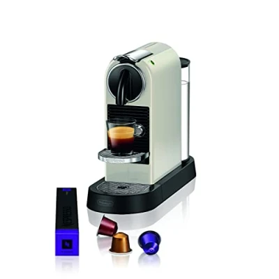 Image de Machine à café capsules DeLonghi Nespresso Citiz EN167.W 1260 W Blanc