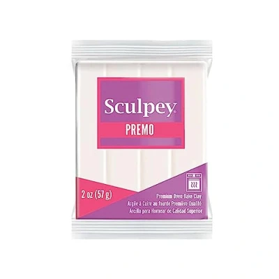 Afbeelding van Sculpey Premo klei White Translucent 5527 57gr