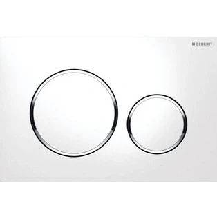 Afbeelding van Geberit Sigma 20 drukplaat wit/glans/wit
