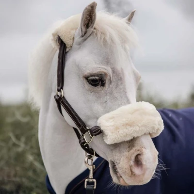 Afbeelding van Kentucky Leren Halster Leather Sheepskin Pony