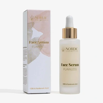 Afbeelding van Gezichtsserum met CBD van Nordic Oil© en hyaluronzuur 30 ml Serum voor een stralende frisse teint
