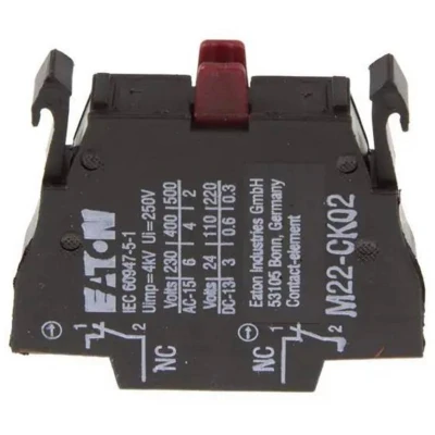 Afbeelding van Eaton M22 CK02 Contactelement 2x NC 230 V/AC, 24 V/DC 1 stuk(s)