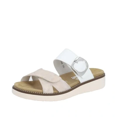 Afbeelding van Remonte Dames roze goud metallic slippers &amp; muiltjes maat 42
