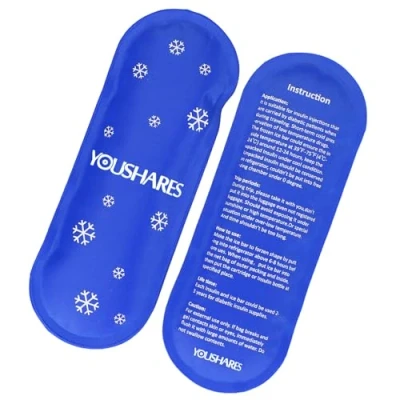 Afbeelding van YOUSHARES Insulinekoeler Reiskoffer IJszakken Herbruikbare Koelkast Geschikt voor Diabetische Insuline Opbergzak (2 Packs)