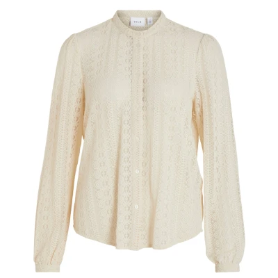 Afbeelding van Vila bloes voor dames beige maat xl