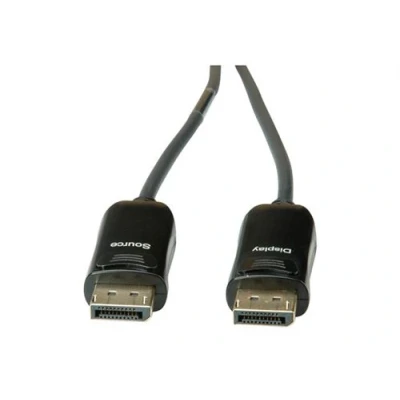 Image de Roline Câble DisplayPort (M) pour 1.4 20 m Active Optical Cable (AOC), support 8K60Hz (7680 x 4320) noir