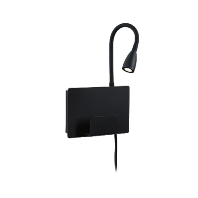 Image de Paulmann Halina LED Applique Murale USB C Matt Noir