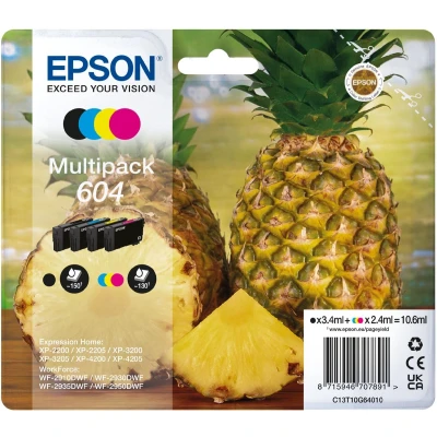 Afbeelding van Epson 604 (C13T10G64010) Inktcartridge 4 kleuren Voordeelbundel