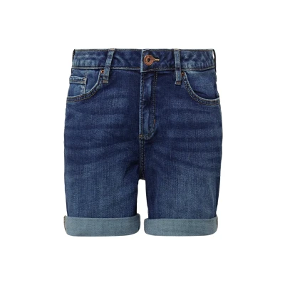 Afbeelding van QS Jeansshort, Dames, Maat: 38, Dunkelblau