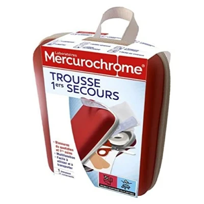 Afbeelding van MERCUROCHROME EHBO kit dagelijkse verwondingen en eerste verzorging 17 componenten multifunctioneel