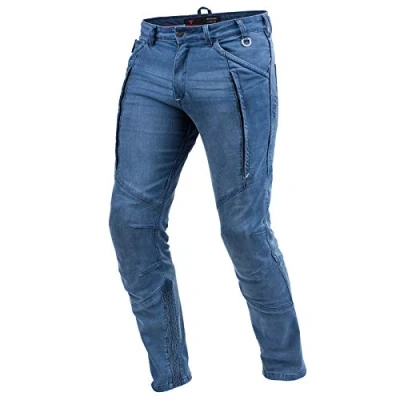 Afbeelding van SHIMA Ghost Blauw Motor Jeans Maat 32 Broek