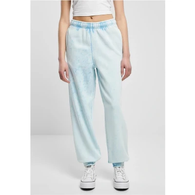 Afbeelding van Urban Classics Towel Washed Trainingsbroek, Dames, Maat: Medium, Balticblue