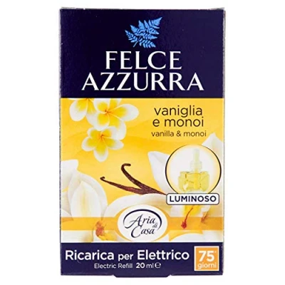 Afbeelding van Felce Azzurra aria casa navullingen voor elektrische diffuser, vanillegoud, 3 stuks