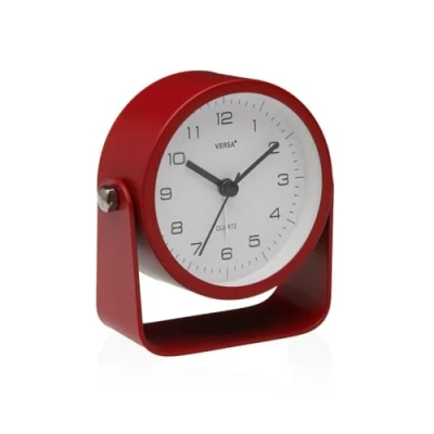Afbeelding van Bordsklocka Versa Alura Rood Plastic 4,1 x 10 cm