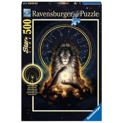 Image de Puzzle Ravensburger Star Line Lion rayonnant 500 pièces