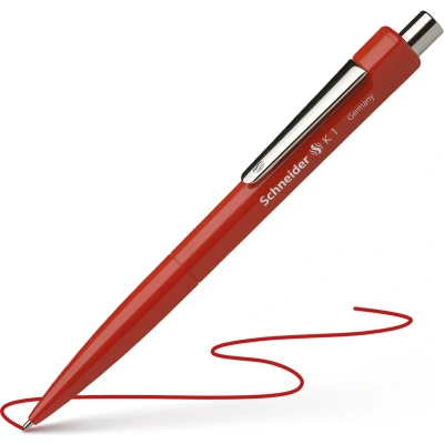 Afbeelding van Schneider balpen K1 rood/rood S 3152