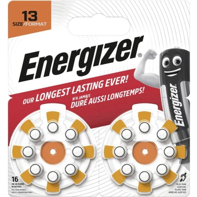 Afbeelding van Energizer Knoopcel ZA312 1.45 V 16 stuk(s) Zink lucht ENR EZ Turn &amp; Lock (312)