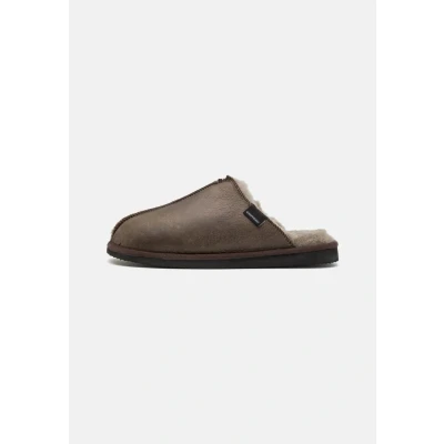 Afbeelding van Shepherd HUGO Pantoffels, Heren, Maat: 41, Stone oild antique Schaapsleer
